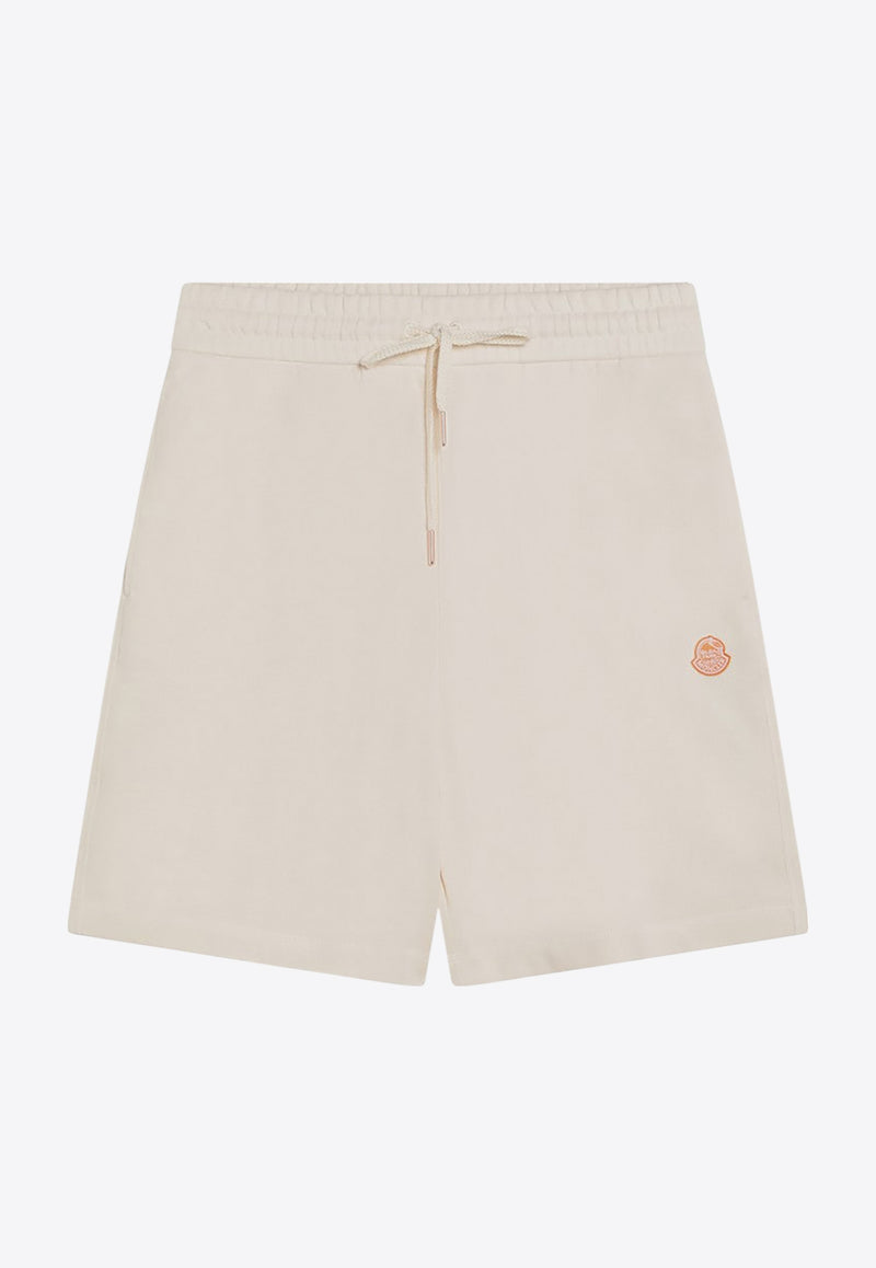 Moncler X Gilga Farm By Donald Glover Drawstring Track Shorts  Ivory 8H0000289AUJ/R_MONGE-02B