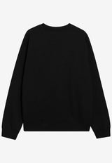 Valentino Made in Valentino Print Sweatshirt Black 8V3MF28RBCU/S_VALE-0NR