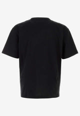 Valentino Panther Print T-shirt Black 8V3MG18ABAR 0NR