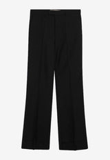 Valentino Wool-Blend Tailored Pants Black 8V3RBN70AWA/S_VALE-0NO