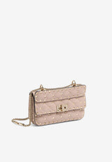 Valentino Small Rockstud Spike Leather Crossbody Bag Powder 8W2B0123NAP P45