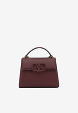 Valentino Small VSLING Leather Top Handle Bag Bordeaux 8W2B0F53KGW C52