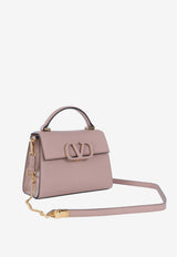 Valentino Small VSLING Leather Top Handle Bag Purple 8W2B0F53KGW GF9