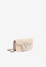 Valentino Small Locò Embellished Shoulder Bag Cream 8W2B0K53JMK DDY