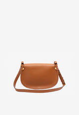 Valentino Small Flaneuse Leather Crossbody Bag Brown 8W2B0T06FEF WU1