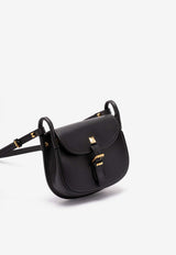 Valentino Small Flaneuse Leather Crossbody Bag Black 8W2B0T08FEF 0NO