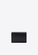 Valentino VLogo Trifold Wallet Black