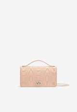 Valentino Embellished VLogo Signature Clutch Bag Pink 8W2P0AU1XSW CXS