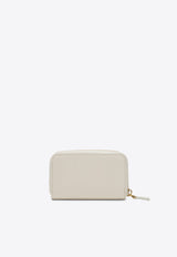 Valentino VLogo Leather Wallet White