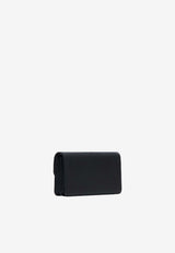 Valentino VLogo Signature Calfskin Clutch Bag Black 8W2P0S93RQR 0NO