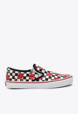 Valentino Checkerboard and Polka Dots Slip-On Sneakers  Multicolor 8W2S0NY9WHX/S_VALE-BAG