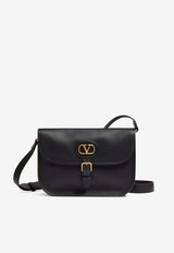 Valentino Antibes Calfskin Messenger Bag Black 8Y2B0S78RBN 0NO
