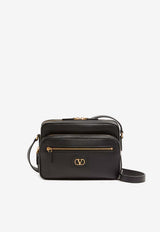 Valentino Antibes Calfskin Crossbody Bag Black 8Y2B0S96RBN 0NO