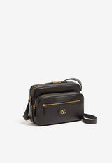 Valentino Antibes Calfskin Crossbody Bag Black 8Y2B0S96RBN 0NO