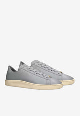 Valentino Royco Nappa Leather Sneakers Gray 8Y2S0K34BYA 9TU