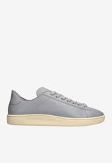 Valentino Royco Nappa Leather Sneakers Gray 8Y2S0K34BYA 9TU