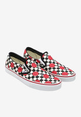 Valentino X Vans VLogo Polka Dots and Checkerboard Slip-On Sneakers Multicolor 8Y2S0M96WHX BAG