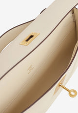 Kelly Cut Clutch Pochette in Nata Swift with Gold Hardware