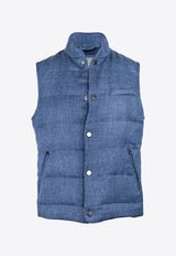 Wool-Blend Padded Vest