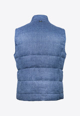 Wool-Blend Padded Vest