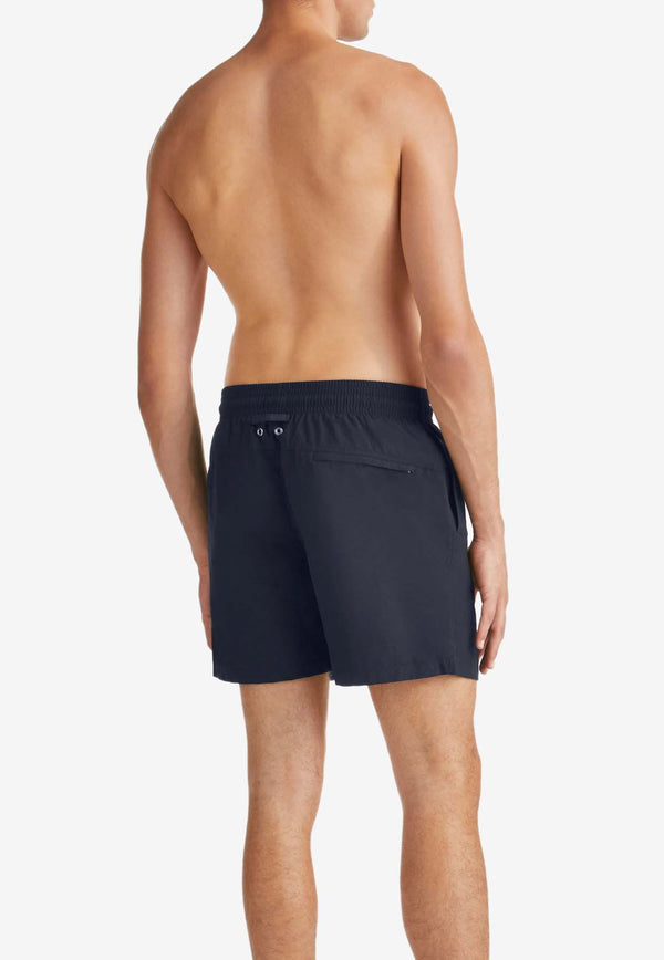 Derek Rose Aruba Elastic Swim Shorts Navy 9761-ARUB001NAVNAVY