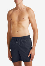 Derek Rose Aruba Elastic Swim Shorts Navy 9761-ARUB001NAVNAVY