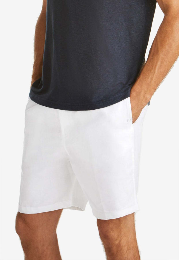 Derek Rose Sydney Casual Shorts White 9810-SYDN001WHIWHITE