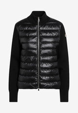 Moncler Nylon and Wool Quilted Padded Jacket Black 9B000-14M1131/P_MONCL-999