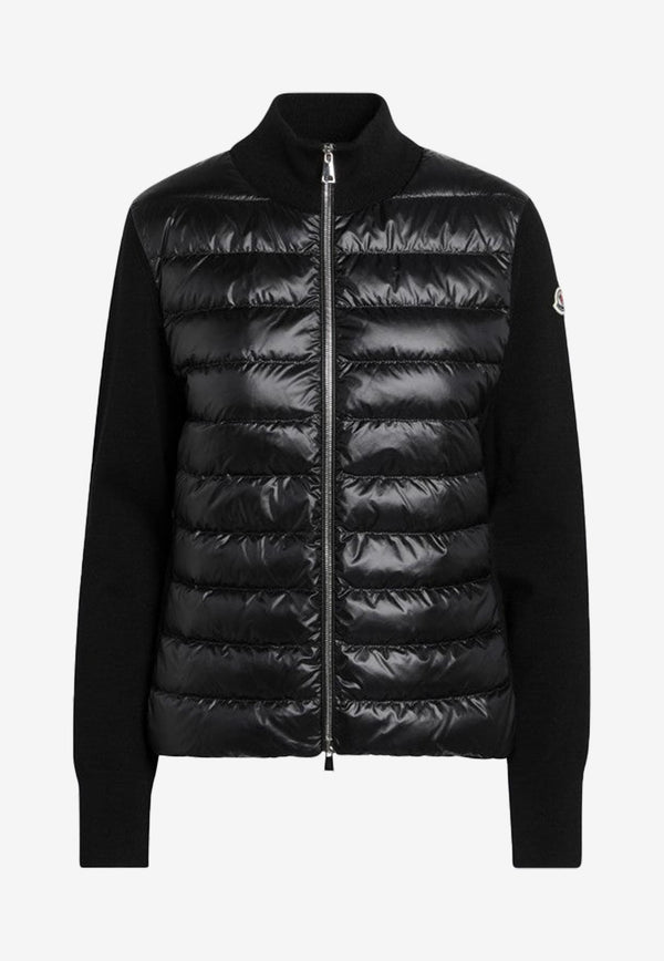 Moncler Nylon and Wool Quilted Padded Jacket Black 9B000-14M1131/P_MONCL-999