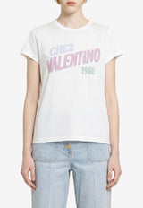 Valentino Chez Valentino 1960 T-shirt White 9B3MG26MAA8 0BO