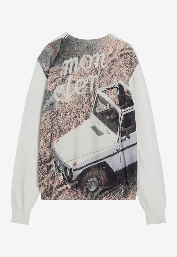 X Mercedes-Benz By Nigo Graphic Print Sweater White 9C000-04M1113/Q_MONGE-034