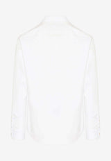 Valentino VGold Oxford Shirt White 9V3ABB84BH1 0BO