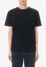 Valentino Mini VGold T-shirt Black 9V3MG10VBGR 0NO