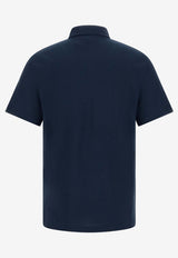 Valentino Mini VGold Polo T-shirt Navy 9V3MH04VBMD D51