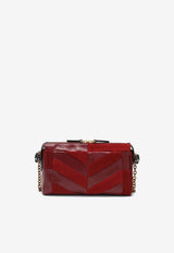 Valentino Small Panthea Leather and Suede Shoulder Bag Red 9W2B0S99DED AQS
