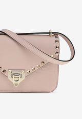 Valentino Small Rockstud Crossbody Bag in Calfskin Pink 9W2B0T76VSF 16Q