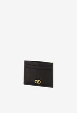 Valentino VLogo Leather Cardholder Black 9W2P0AJ7YRE EDM