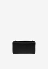 Valentino VLogo Leather Chain Clutch Black 9W2P0AU1BKH 0NO