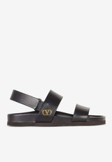 Valentino Studshield VLogo Signature Sandals Black 9Y2S0O17BEK 0NO