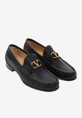 Signature VLogo Leather Loafers