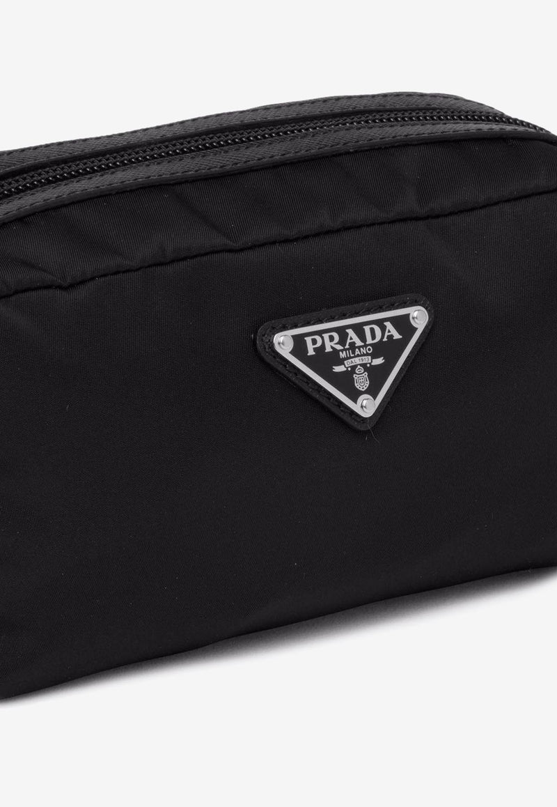 Triangle Logo Re-Nylon Pouch Bag