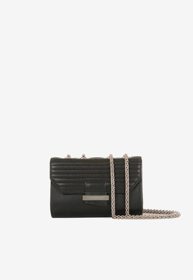 PINEL et PINEL Mini Lily Nappa Leather Shoulder Bag Black A-00083_BLACK