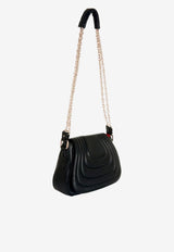 PINEL et PINEL Medium Joan Quilted Leather Shoulder Bag Black A-00099_BLACK