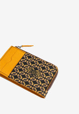 PINEL et PINEL One Coated Canvas Cardholder Multicolor A-00289_BROWN