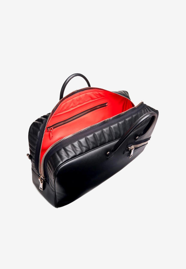 PINEL et PINEL XL Bombay Taurillon Leather Travel Bag Black A-00704_BLACK