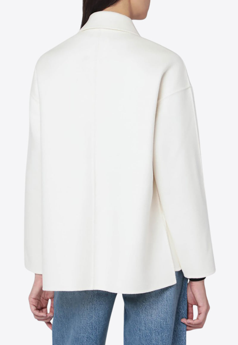 Anine Bing Luca Cashmere Blend Jacket Ivory A-01-10442WO/R_ANINE-IVY1