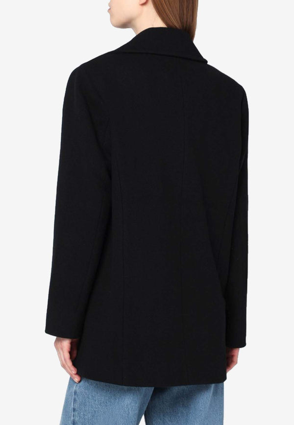 Anine Bing Glenn Double-Breasted Coat Black A-01-10453WO/R_ANINE-BLK1