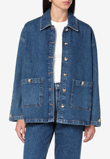 Anine Bing Luna Denim Jacket Blue A-01-10856DE/R_ANINE-WHD36