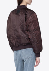 Anine Bing Leon Padded Bomber Jacket Dark Brown A-01-11853PL/R_ANINE-BWN34_323-L