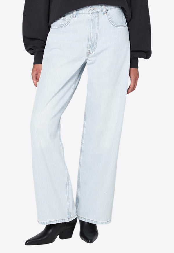 Anine Bing Manon Washed Wide-Leg Jeans Blue A-06-10584DE/R_ANINE-WHD45